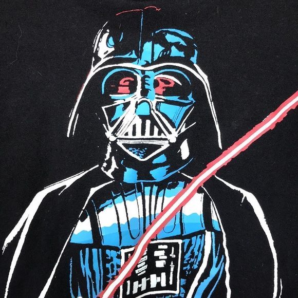 Star Wars Darth Vader hoodie sweatshirt unisex size Small black graphic pop art - Picture 4 of 4